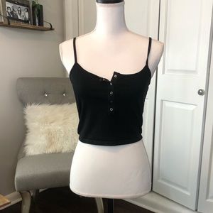 SHEIN Black Crop Top